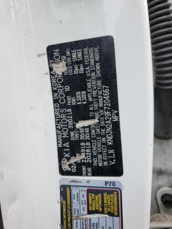 2015 Kia Soul VIN: KNDJN2A29F7204667 Lot: 56475154