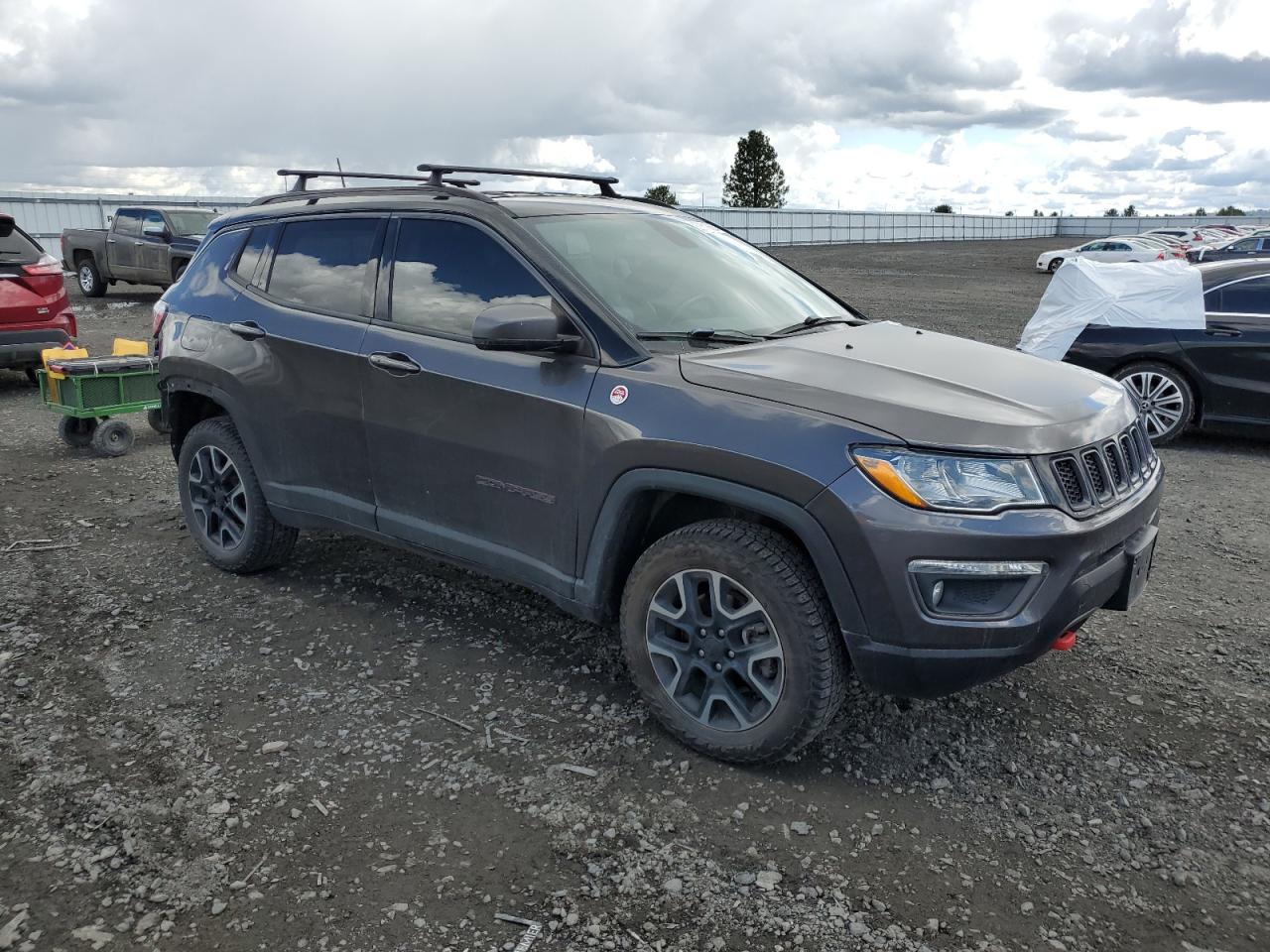 2019 Jeep Compass Trailhawk VIN: 3C4NJDDB1KT722296 Lot: 52616684