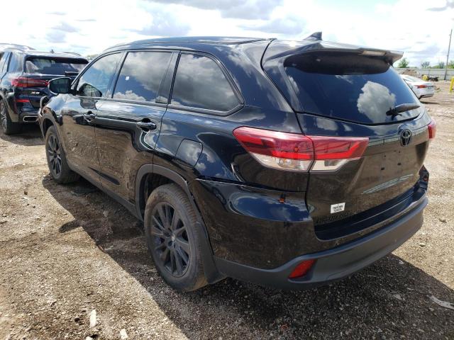  TOYOTA HIGHLANDER 2019 Черный