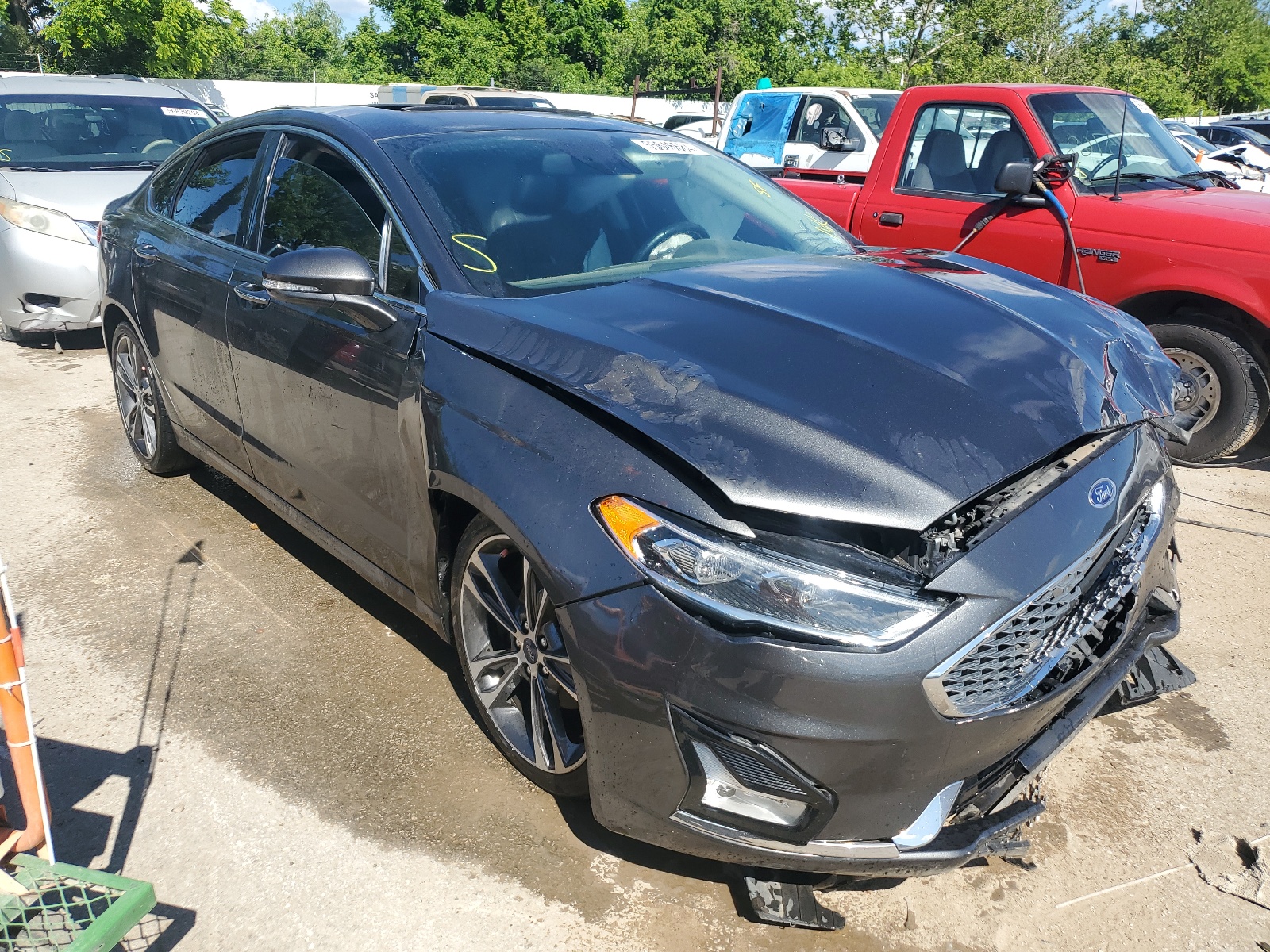 2019 Ford Fusion Titanium vin: 3FA6P0K90KR271456