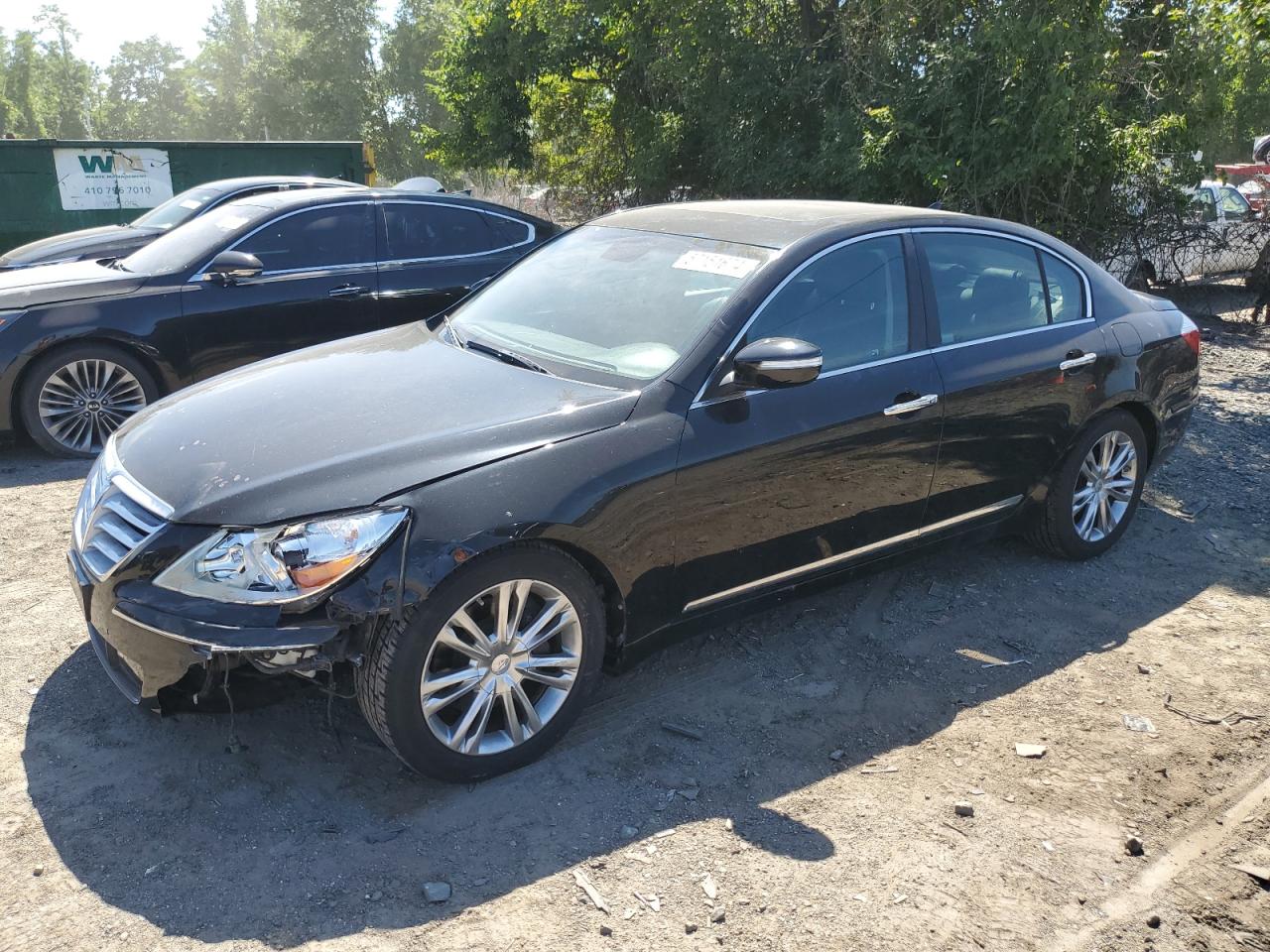2011 Hyundai Genesis 4.6L VIN: KMHGC4DF8BU139702 Lot: 57151674