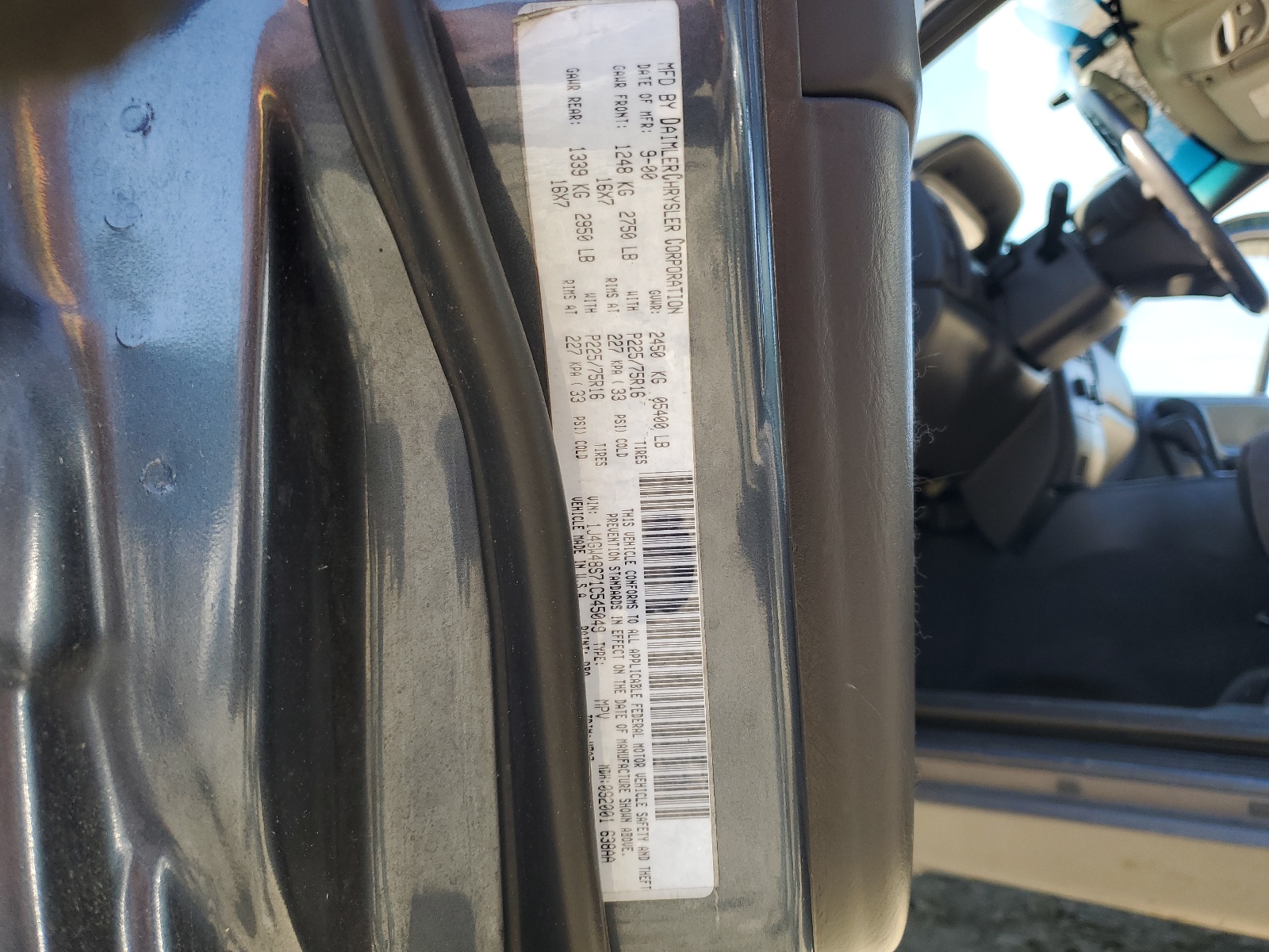 1J4GW48S71C545049 2001 Jeep Grand Cherokee Laredo