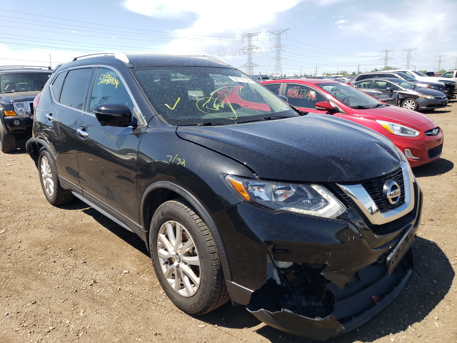 2017 Nissan Rogue S vin: KNMAT2MV7HP538677