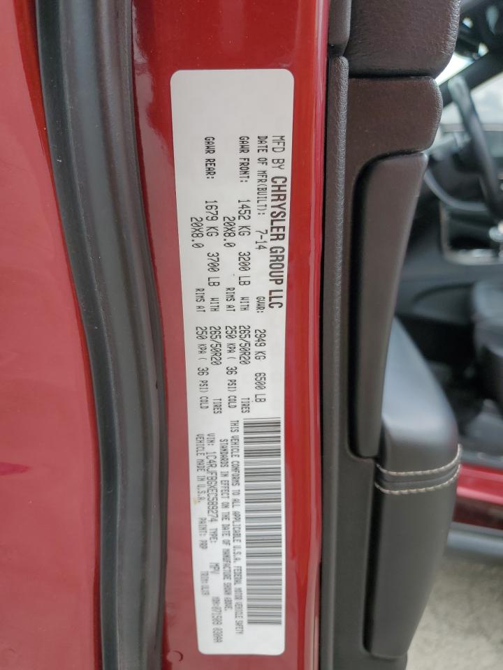 2014 Jeep Grand Cherokee Limited VIN: 1C4RJFBGXEC589274 Lot: 56135404