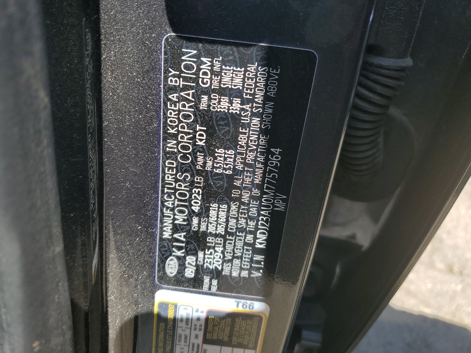 KNDJ23AU0M7757964 2021 Kia Soul Lx