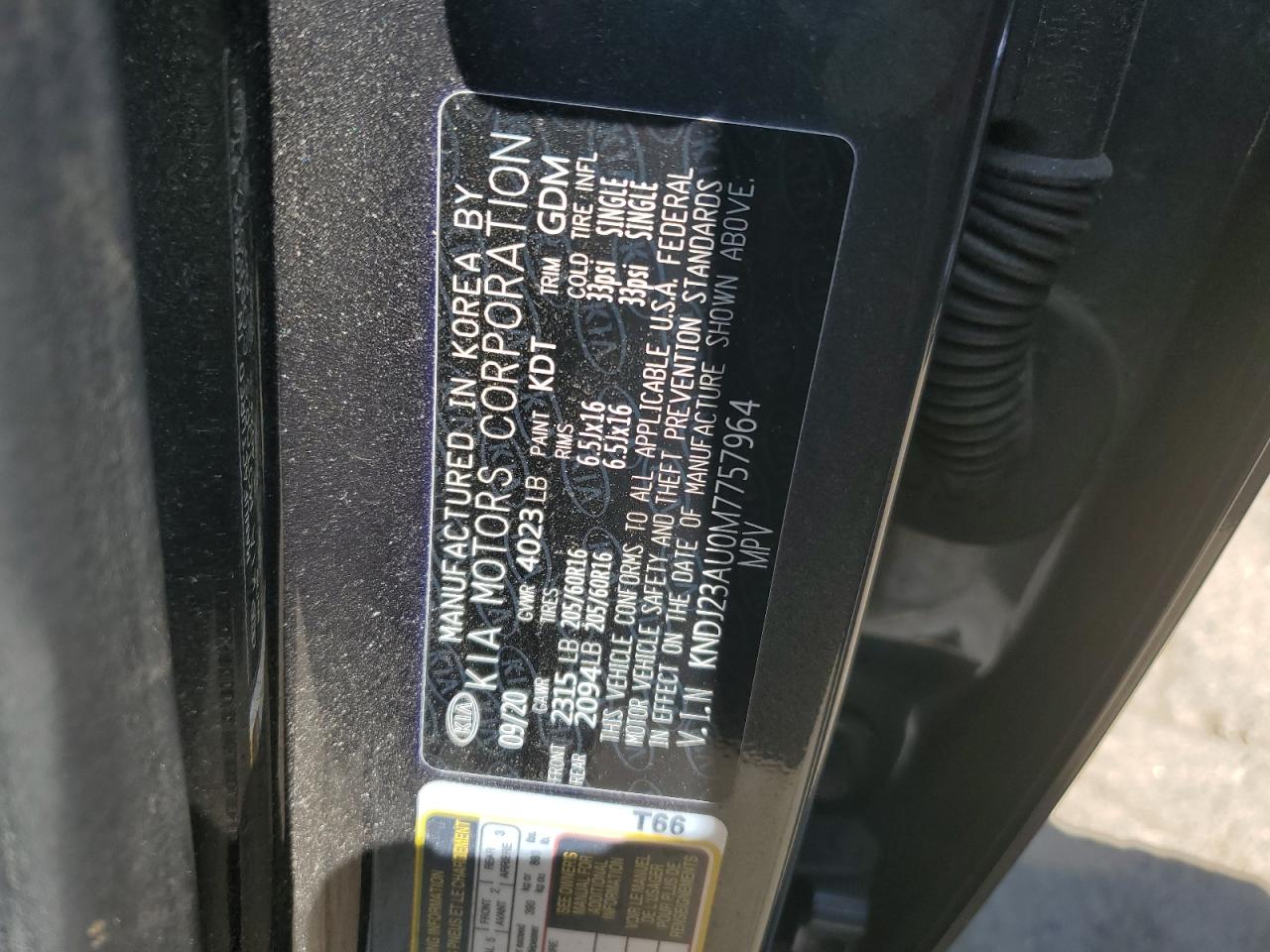 2021 Kia Soul Lx VIN: KNDJ23AU0M7757964 Lot: 57240844