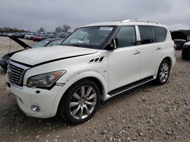 2014 Infiniti Qx80  на продаже в West Warren, MA - Front End