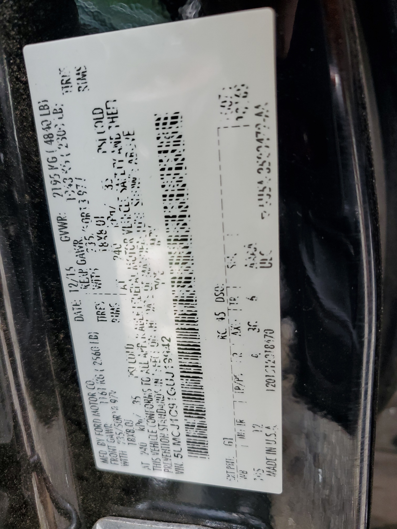 5LMCJ1C91GUJ19942 2016 Lincoln Mkc Premiere