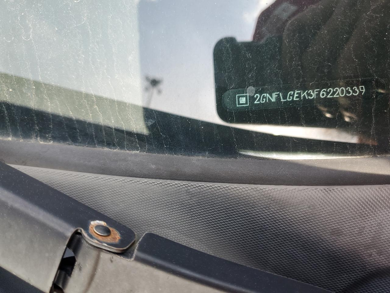 2015 Chevrolet Equinox Lt VIN: 2GNFLGEK3F6220339 Lot: 55653364