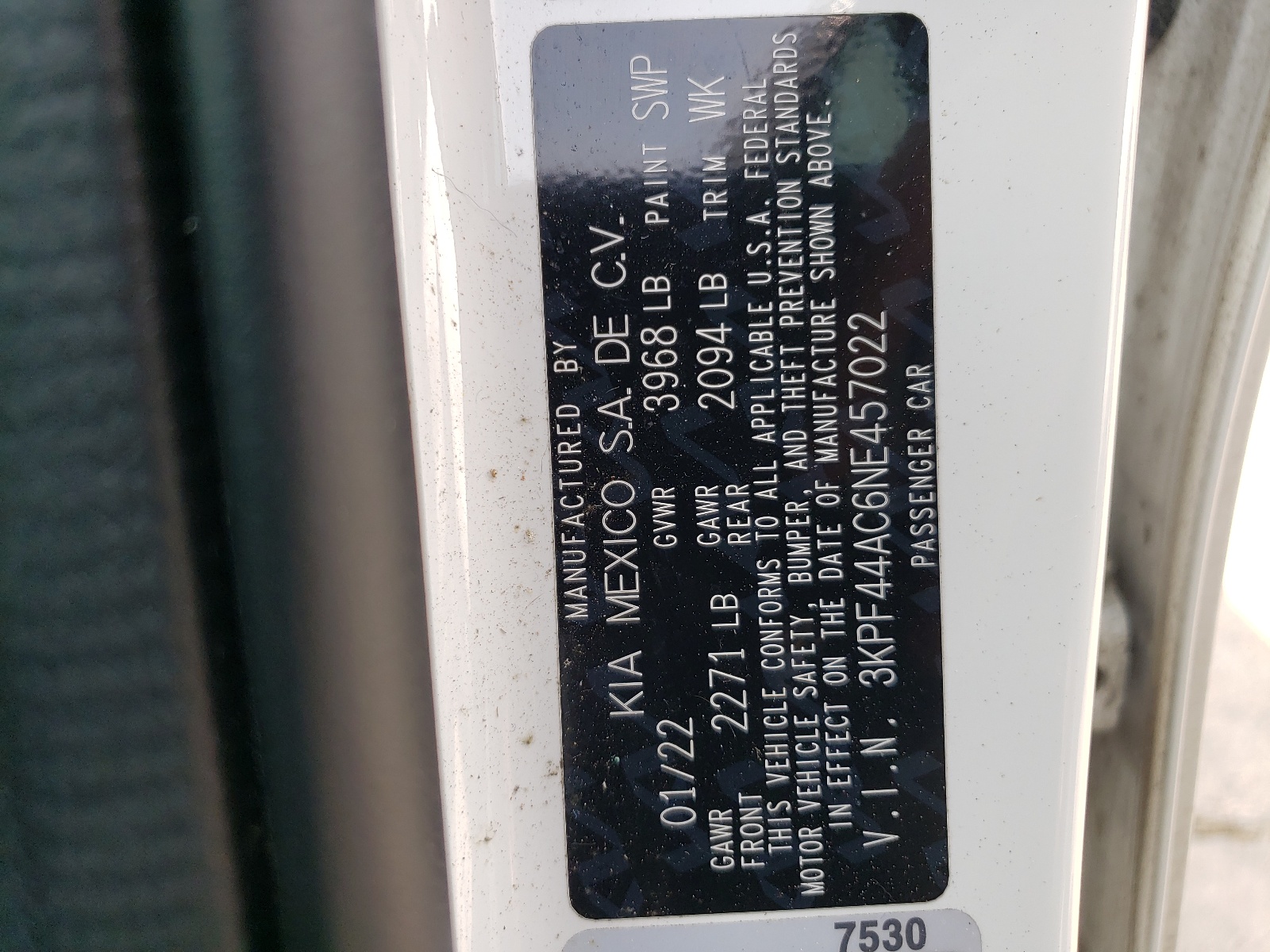 3KPF44AC6NE457022 2022 Kia Forte Gt