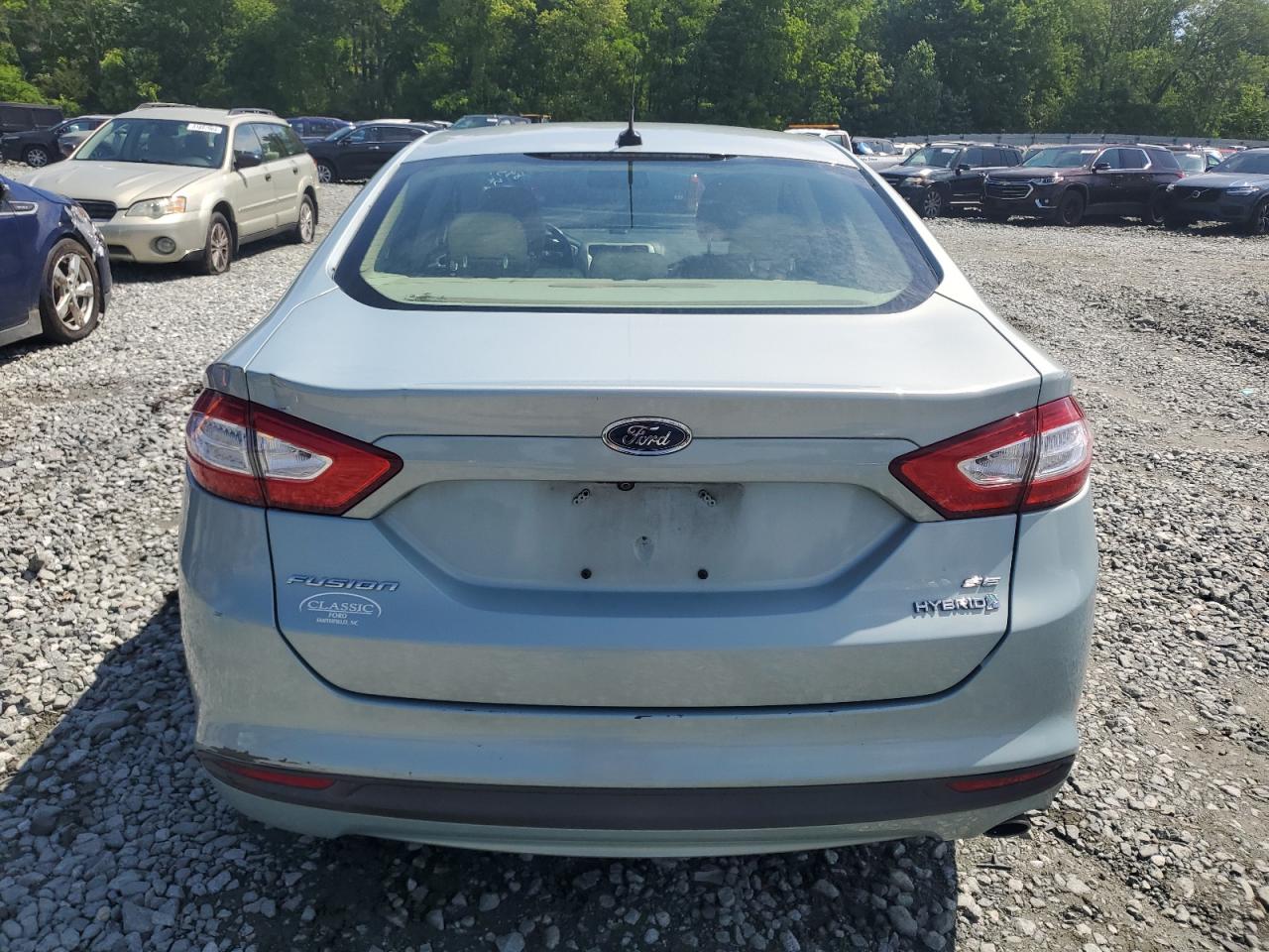 2013 Ford Fusion Se Hybrid VIN: 3FA6P0LU3DR252437 Lot: 53817904