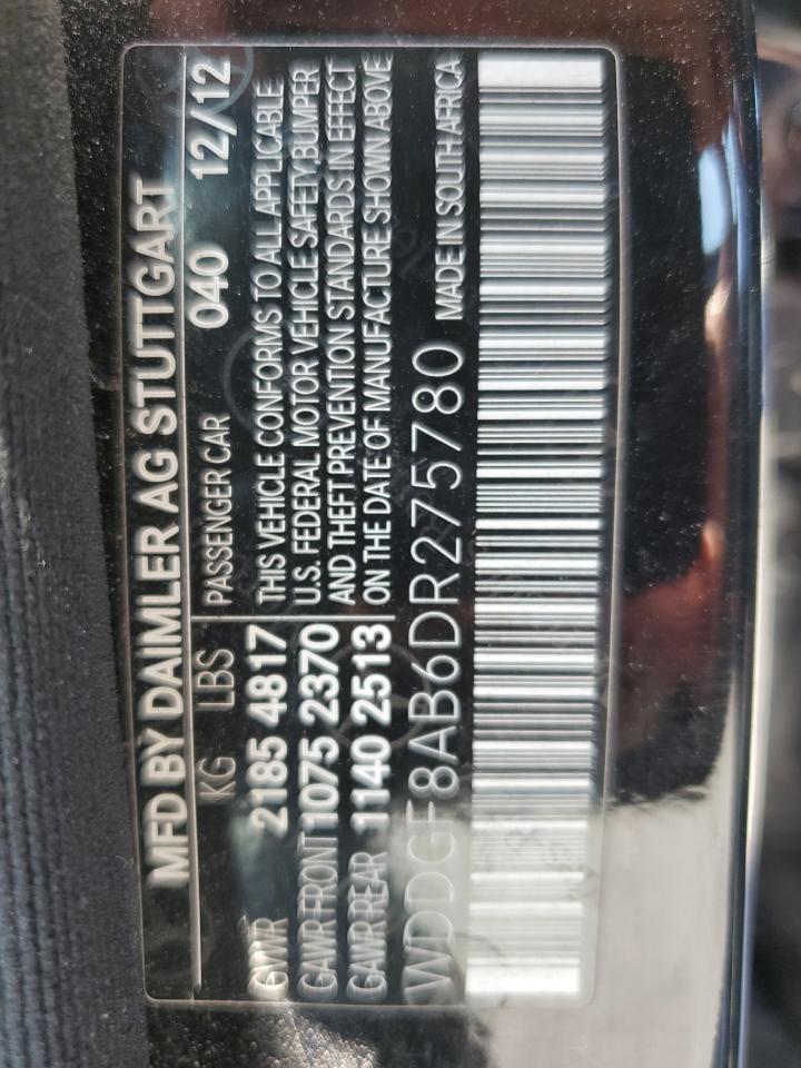 2013 Mercedes-Benz C 300 4Matic VIN: WDDGF8AB6DR275780 Lot: 55628734