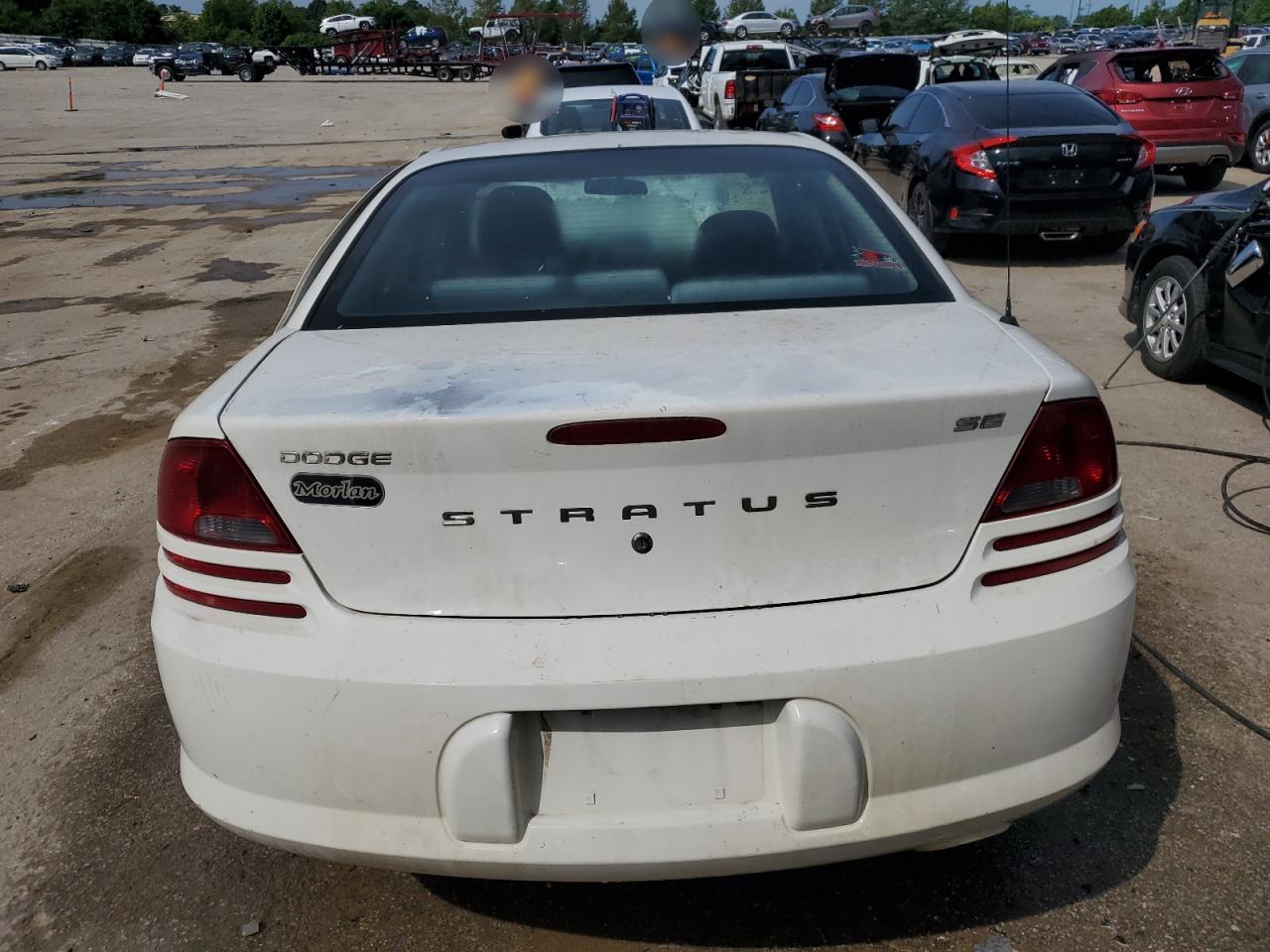 2003 Dodge Stratus Se VIN: 1B3EL36X03N549628 Lot: 55719214