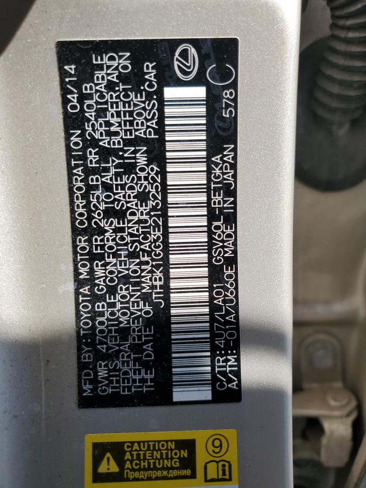 2014 Lexus Es 350 VIN: JTHBK1GG3E2132529 Lot: 55455564