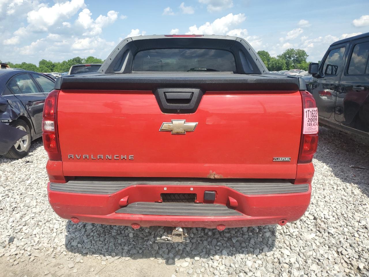 2009 Chevrolet Avalanche K1500 Lt VIN: 3GNFK22339G123833 Lot: 56436784