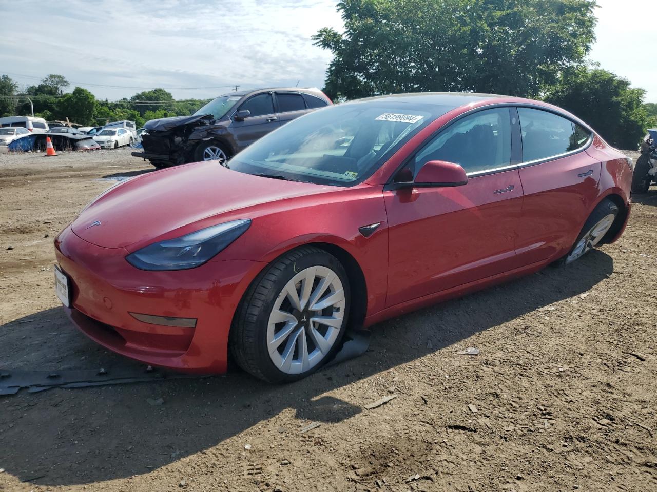 5YJ3E1EA8NF189527 2022 TESLA MODEL 3 - Image 1