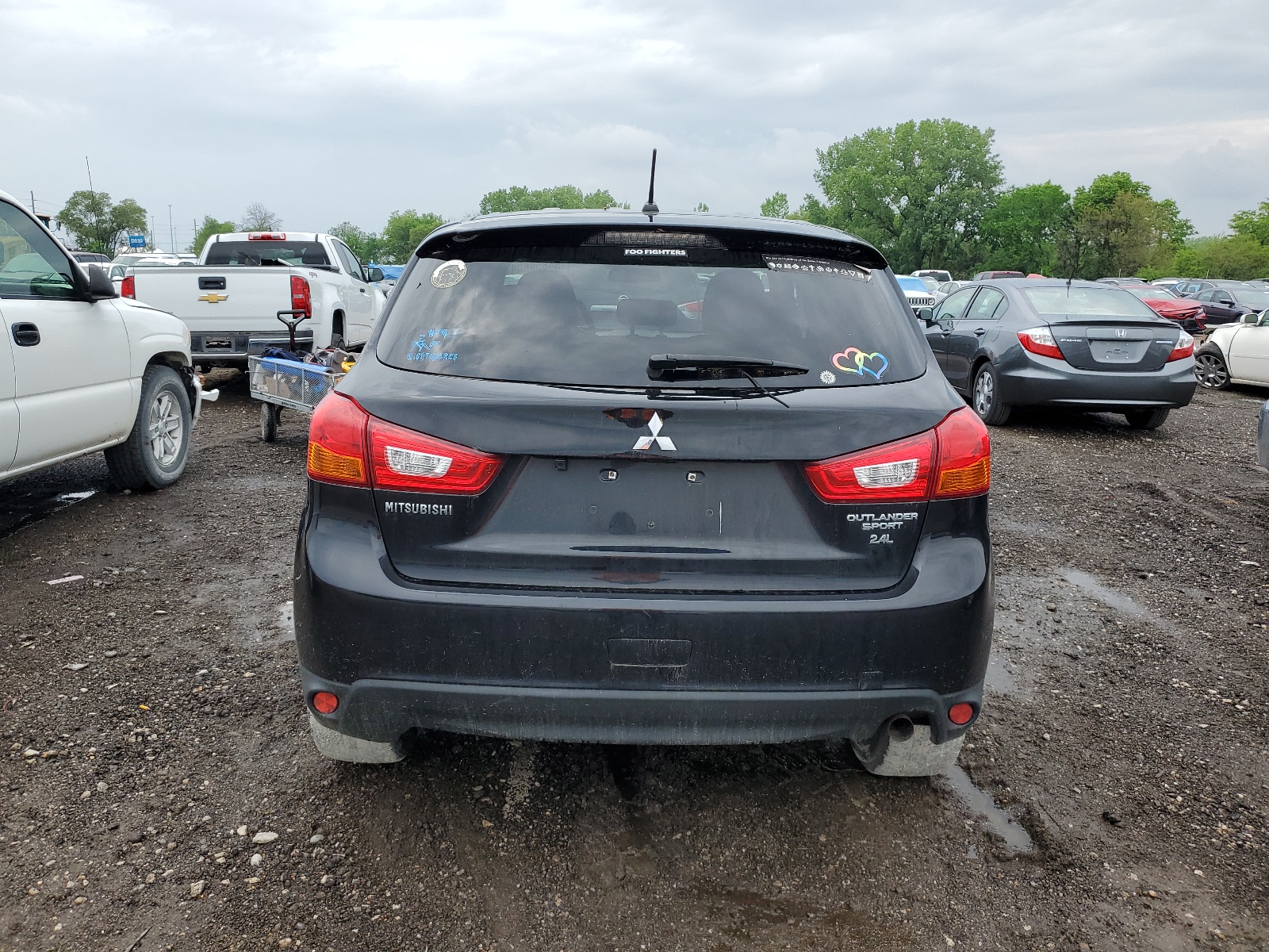 2015 Mitsubishi Outlander Sport Es vin: 4A4AP3AW6FE045582