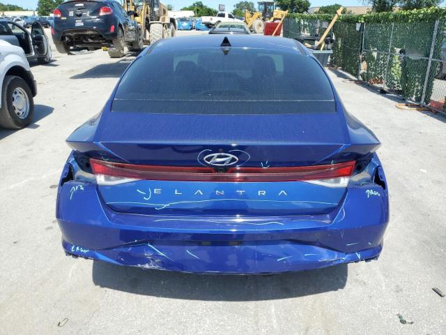  HYUNDAI ELANTRA 2021 Синий