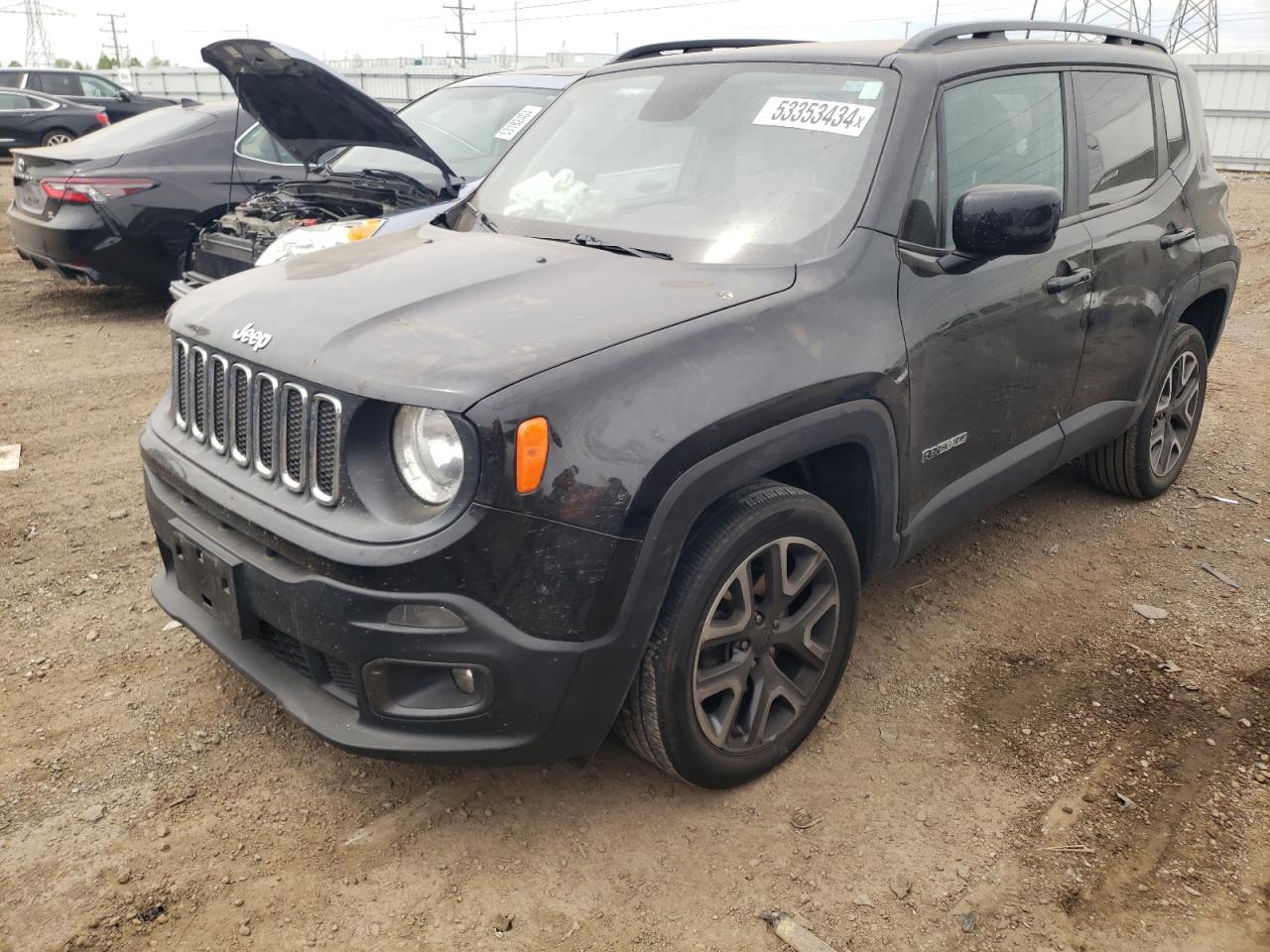 2018 Jeep Renegade Latitude VIN: ZACCJBBB0JPH10077 Lot: 53353434