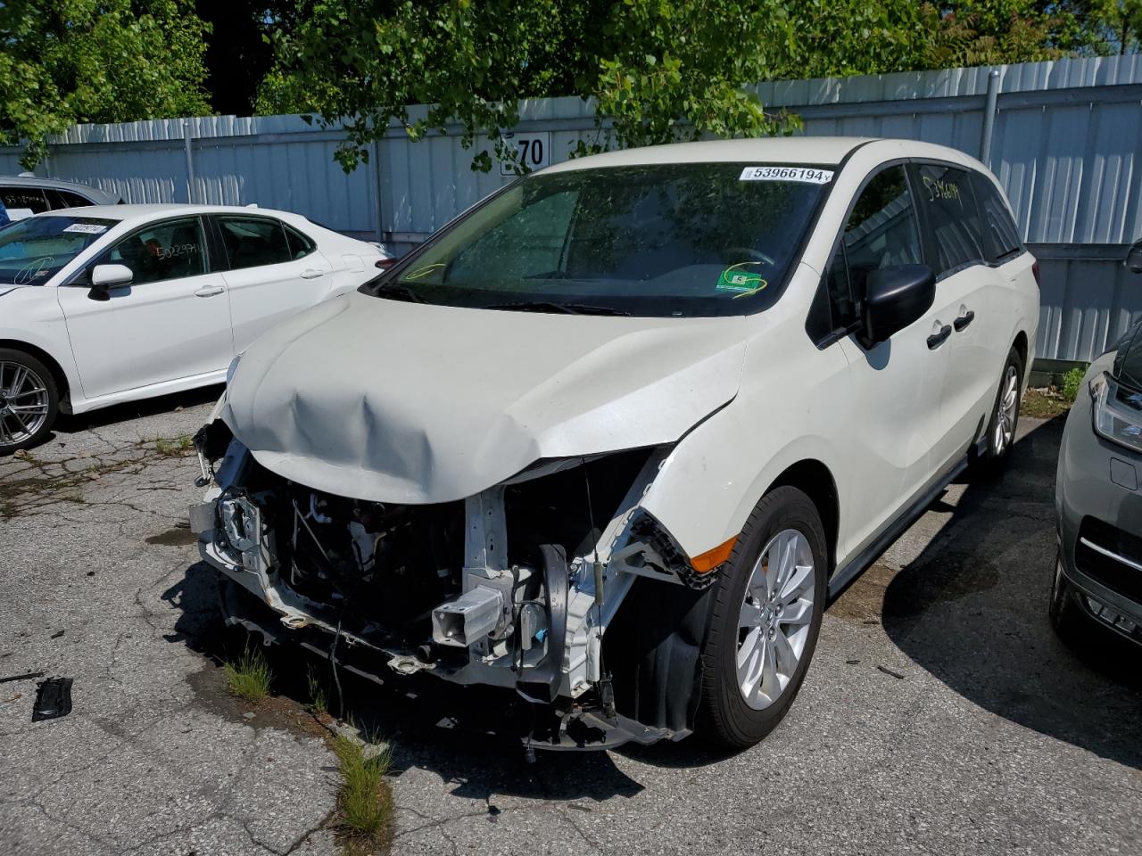 2019 Honda Odyssey Lx VIN: 5FNRL6H23KB064805 Lot: 53966194