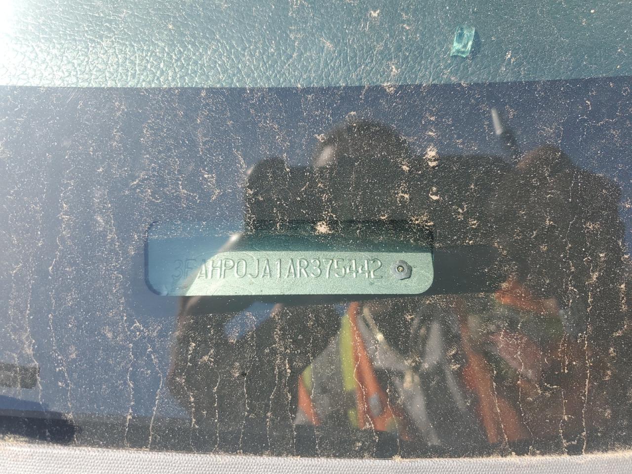 2010 Ford Fusion Sel VIN: 3FAHP0JA1AR375442 Lot: 55311174