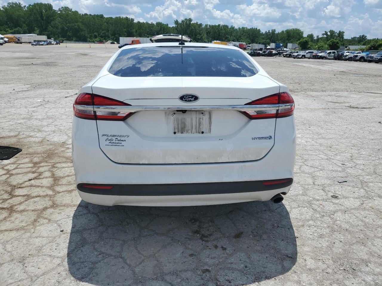 2018 Ford Fusion S Hybrid VIN: 3FA6P0UUXJR225536 Lot: 55160884