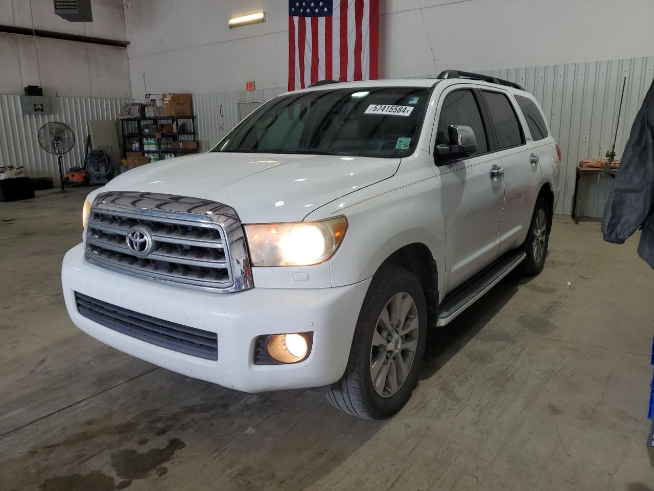 2013 Toyota Sequoia Limited VIN: 5TDKY5G11DS046873 Lot: 57415584