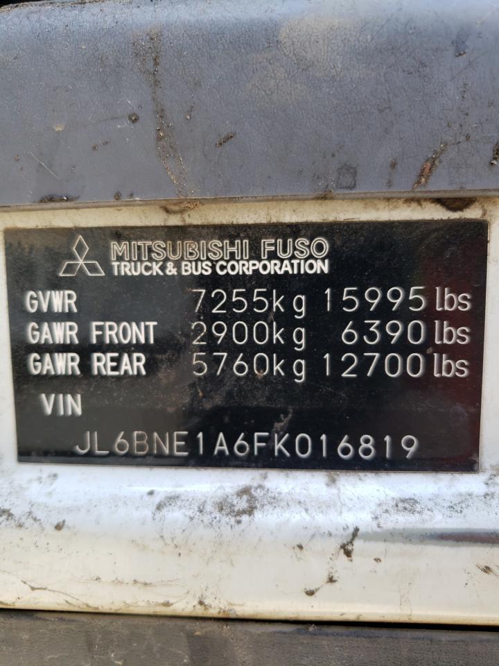 JL6BNE1A6FK016819 2015 Mitsubishi Fuso Truck Of America Inc Fe Fec72S