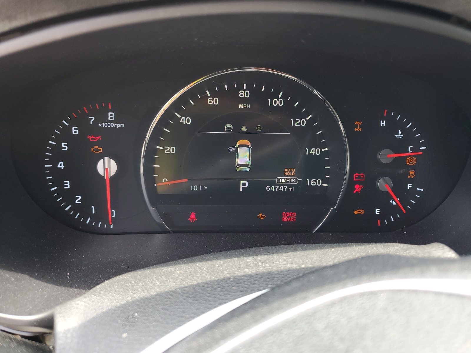 5XYPHDA58KG499443 2019 Kia Sorento Ex