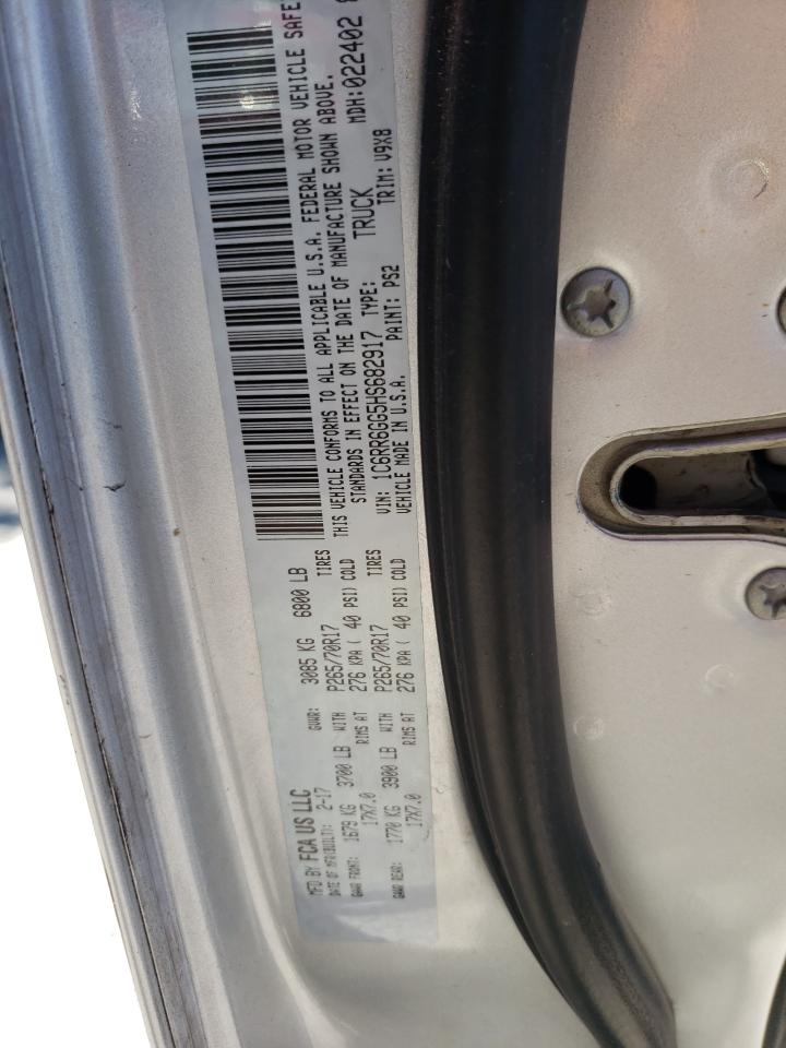 2017 Ram 1500 Slt VIN: 1C6RR6GG5HS682917 Lot: 54518734