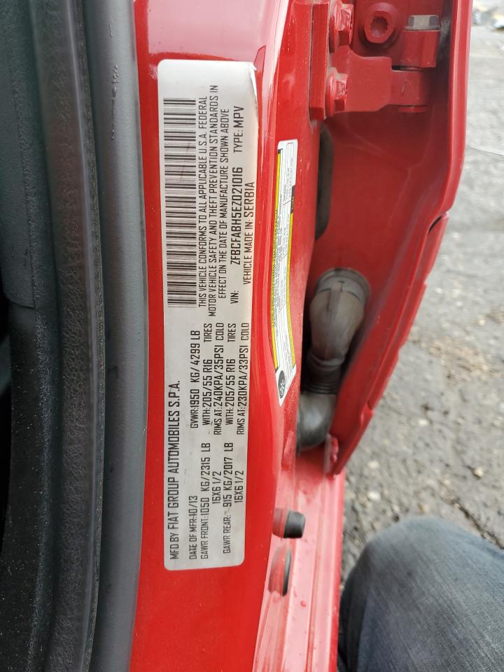 2014 Fiat 500L Easy VIN: ZFBCFABH5EZ021016 Lot: 52880634