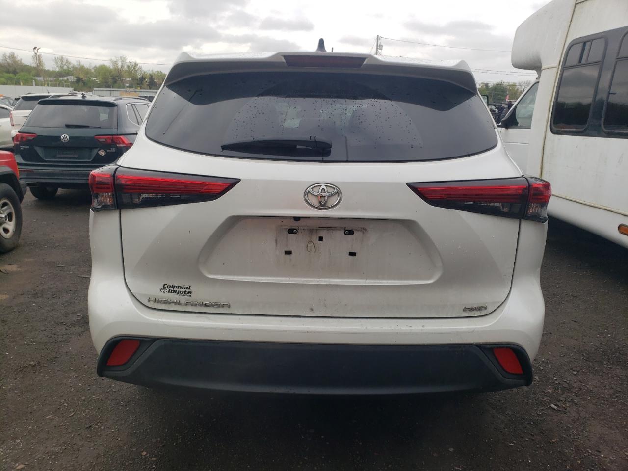 2022 Toyota Highlander L VIN: 5TDCZRBH1NS167062 Lot: 52833874