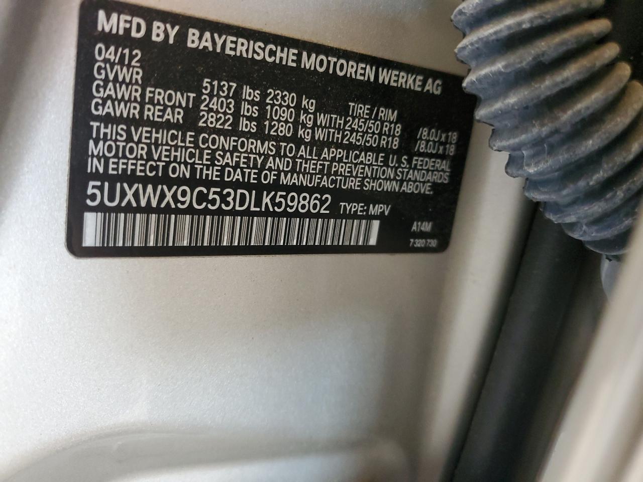 2013 BMW X3 - Image 13