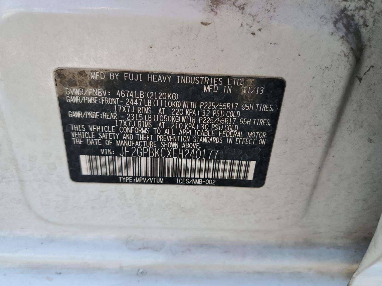 2014 Subaru XV - Image 12