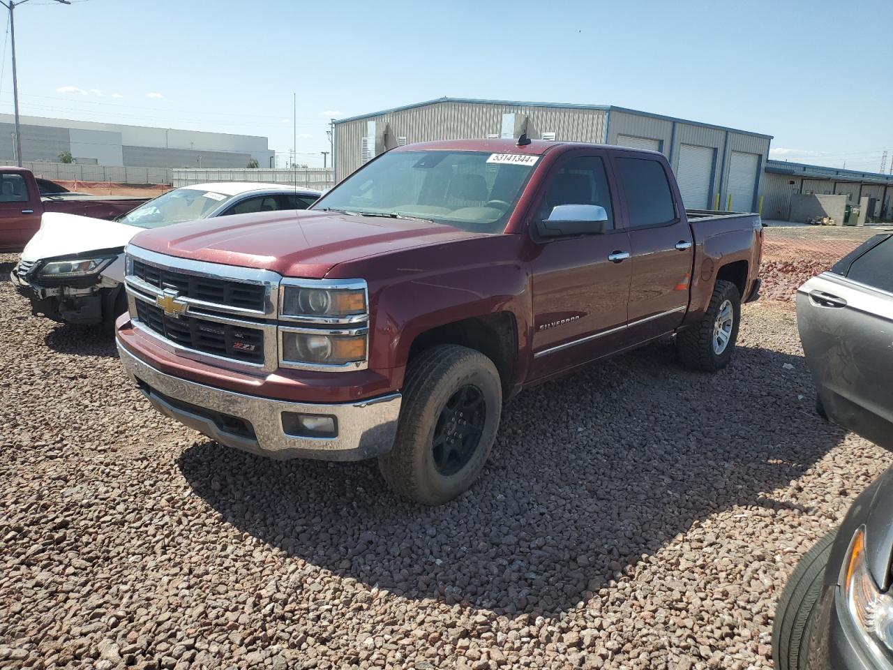 2014 Chevrolet Silverado K1500 Ltz VIN: 3GCUKSEC4EG567082 Lot: 53141344