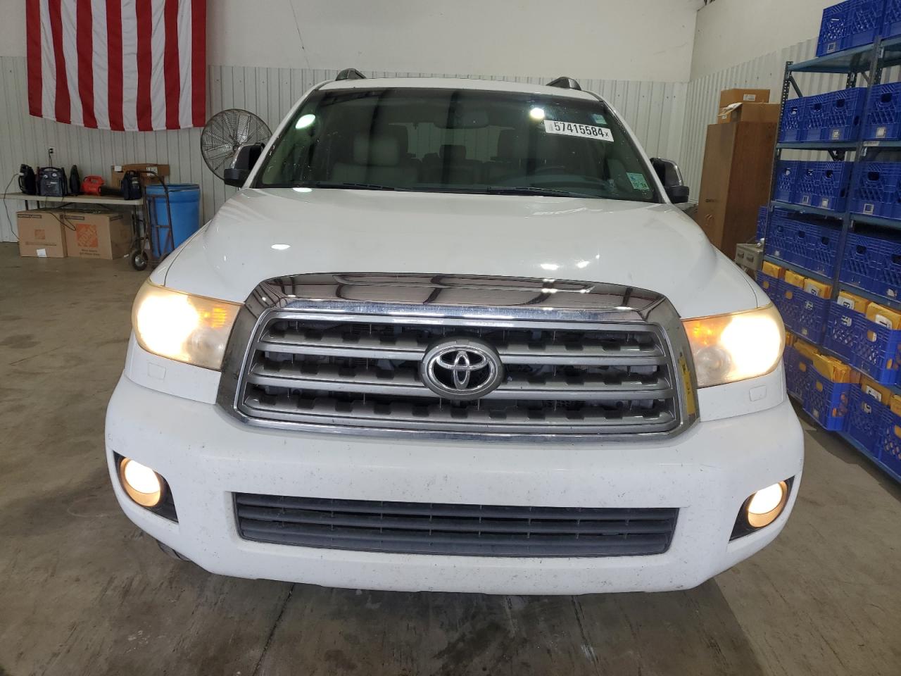 2013 Toyota Sequoia Limited VIN: 5TDKY5G11DS046873 Lot: 57415584