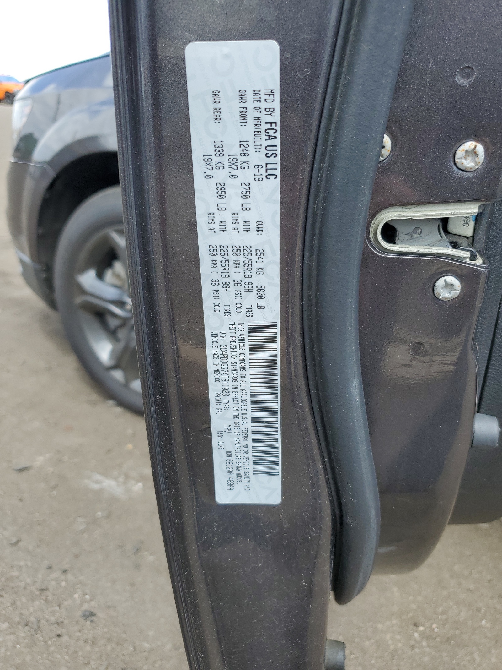 3C4PDDGG7KT811023 2019 Dodge Journey Crossroad