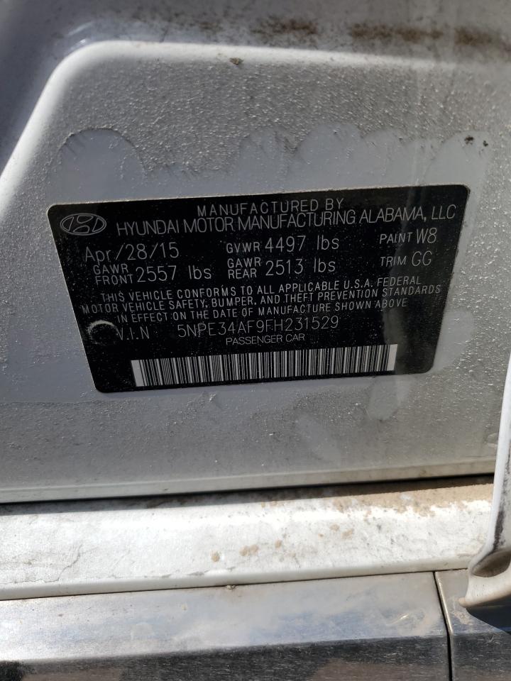 2015 Hyundai Sonata Sport VIN: 5NPE34AF9FH231529 Lot: 56164294