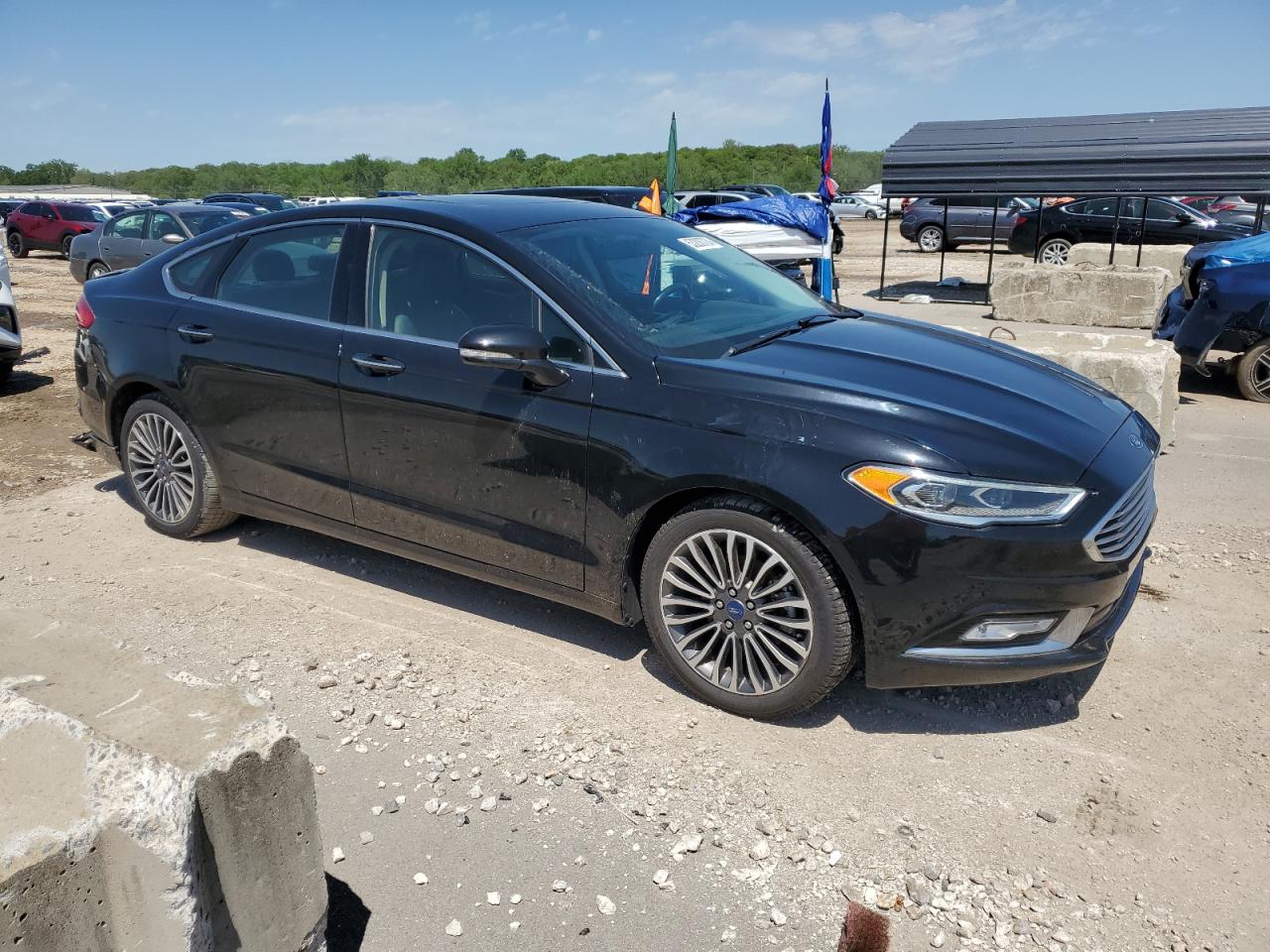 2018 Ford Fusion Titanium/Platinum VIN: 3FA6P0D96JR137787 Lot: 53200724