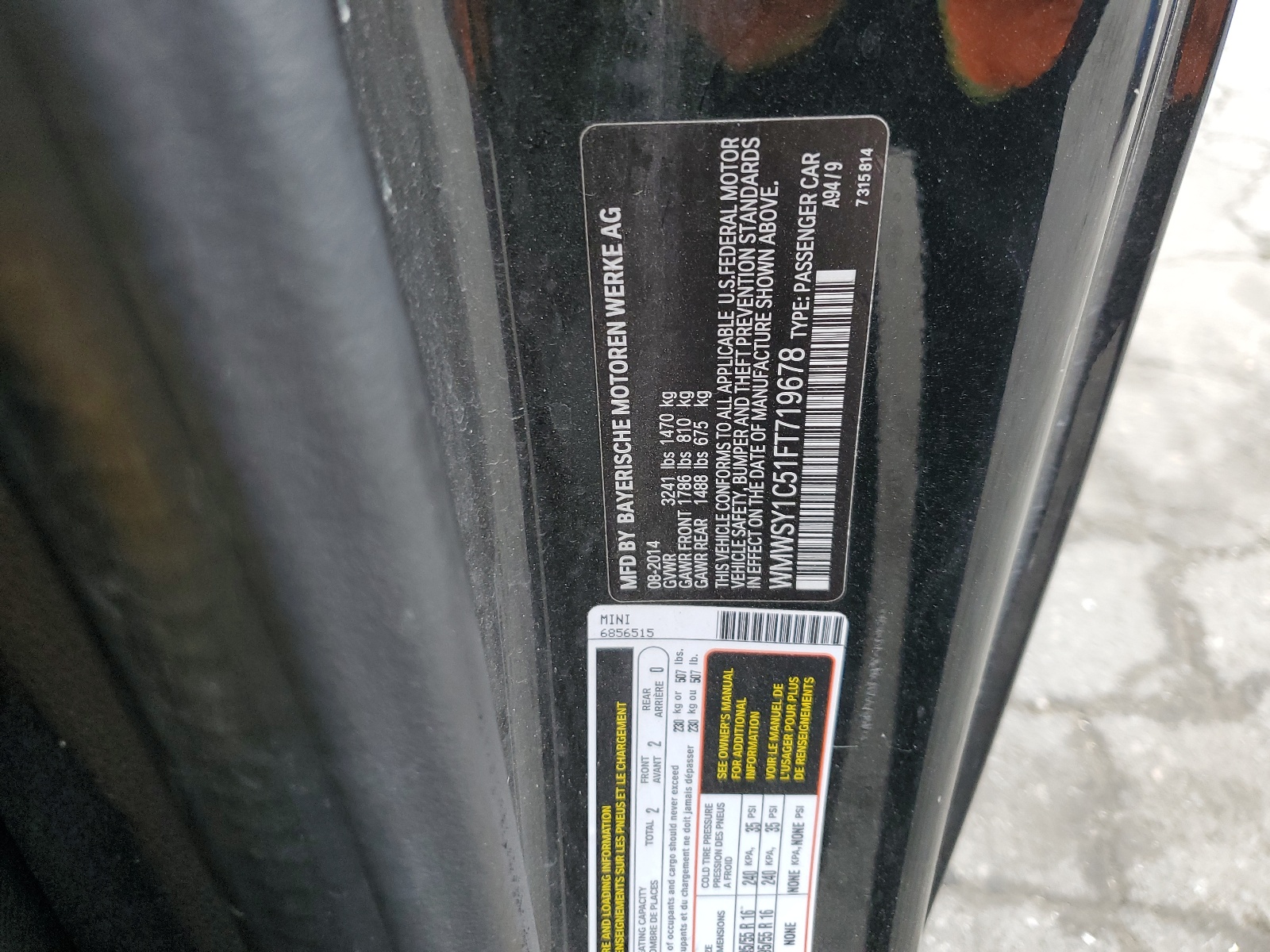 WMWSY1C51FT719678 2015 Mini Cooper Roadster