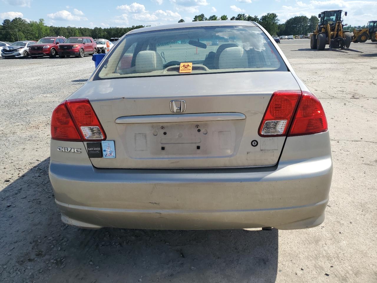 2005 Honda Civic Lx VIN: 2HGES16505H615192 Lot: 56759324