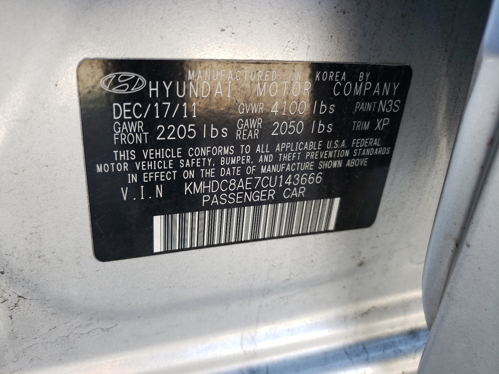 KMHDC8AE7CU143666 2012 Hyundai Elantra Touring Gls