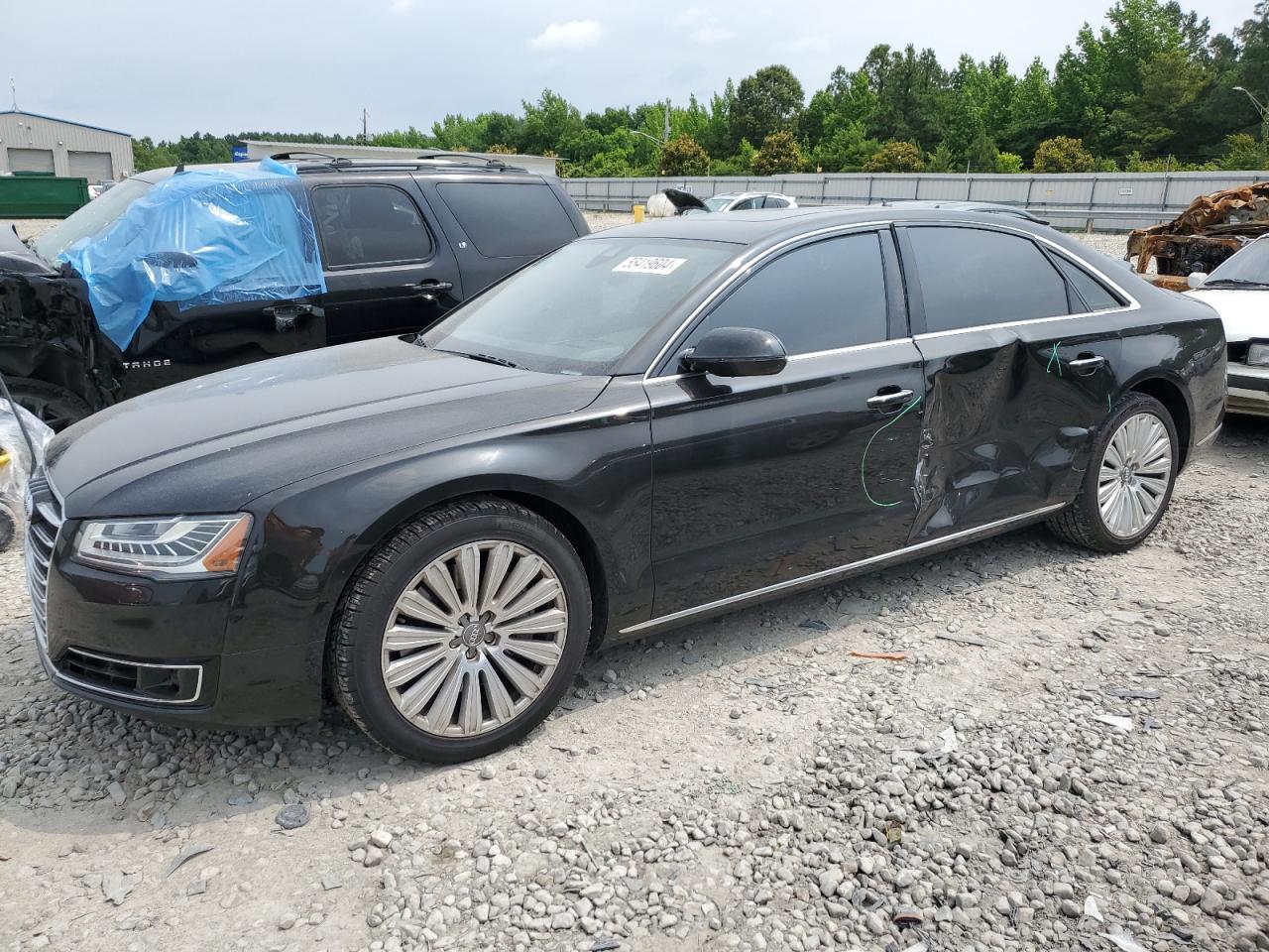 2015 Audi A8 L Quattro VIN: WAU32AFD3FN037074 Lot: 55419604