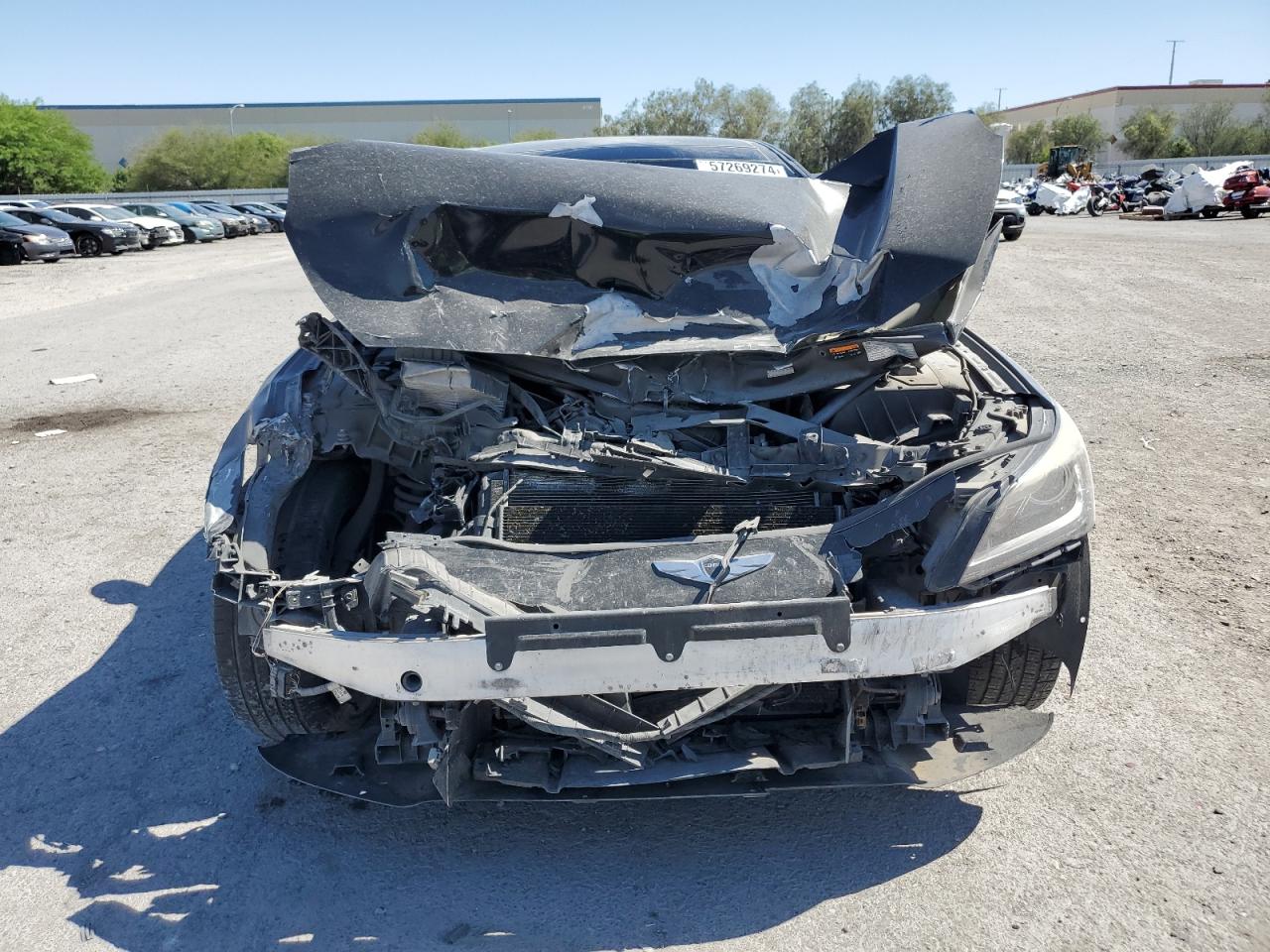 2015 Hyundai Genesis 3.8L VIN: KMHGN4JE2FU101846 Lot: 57269274