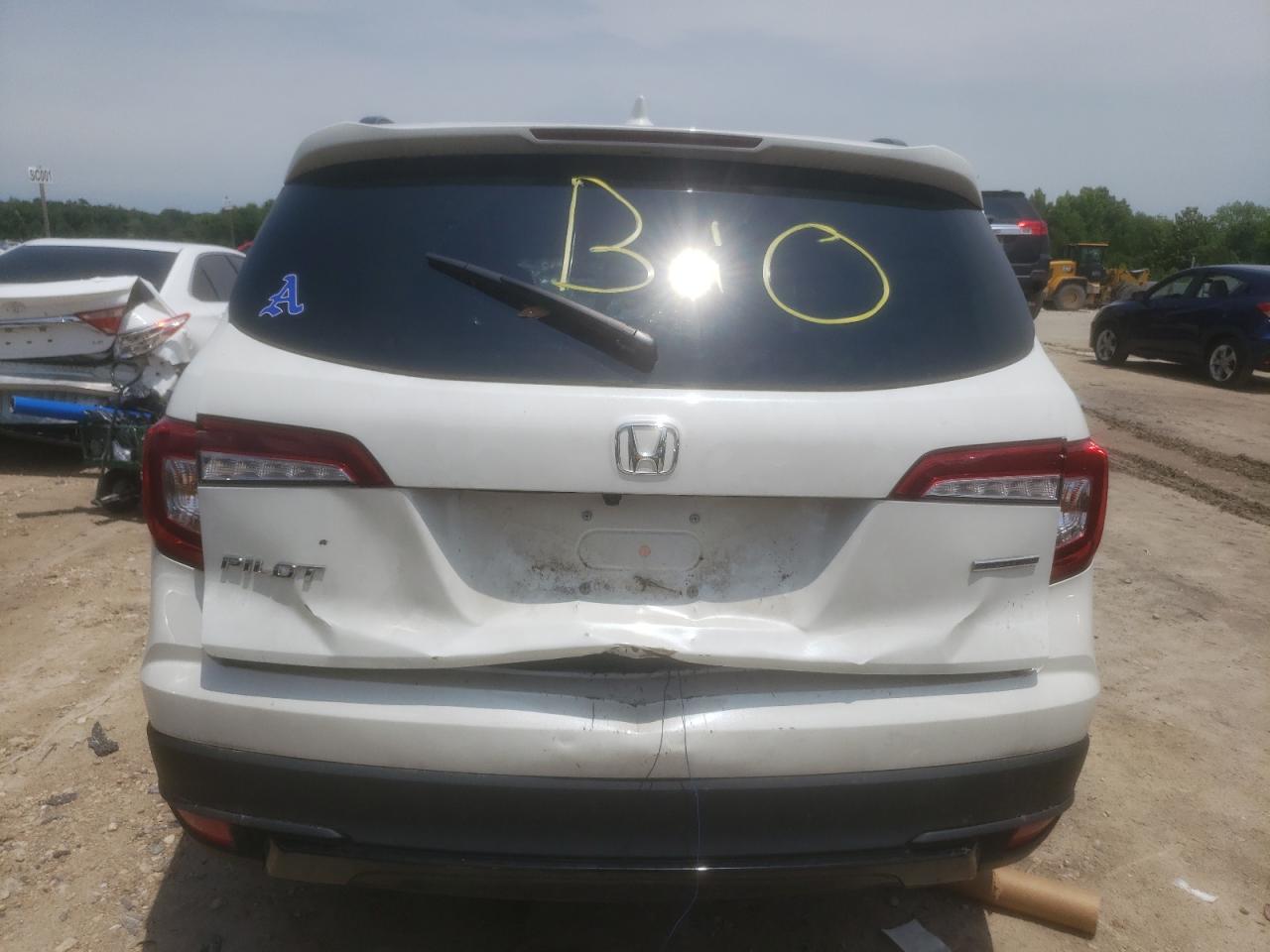 2022 Honda Pilot Se VIN: 5FNYF5H27NB005838 Lot: 53591804