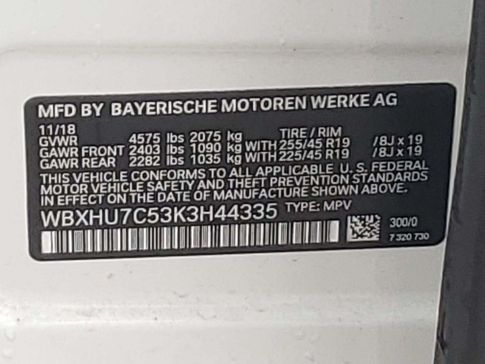 WBXHU7C53K3H44335 2019 BMW X1 Sdrive28I