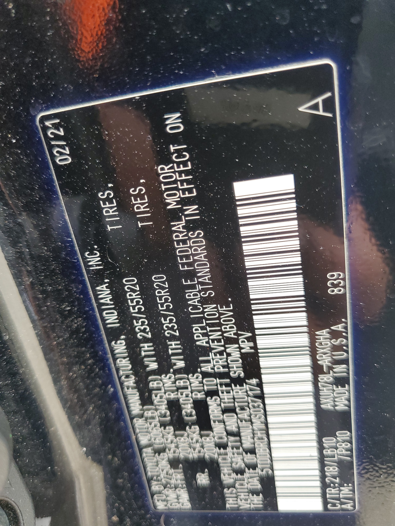 5TDDBRCH1MS037174 2021 Toyota Highlander Hybrid Limited