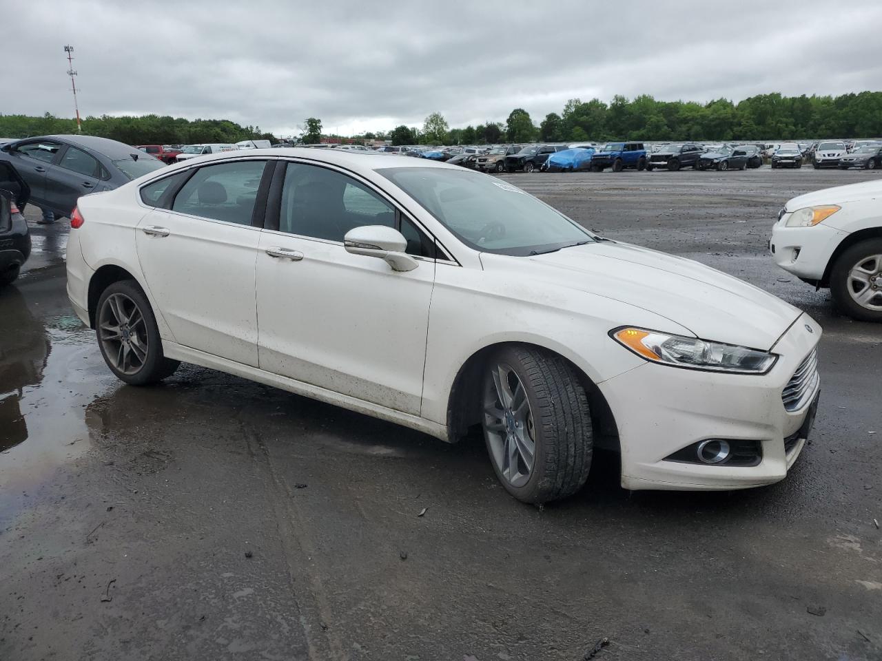 2013 Ford Fusion Titanium VIN: 3FA6P0K92DR101151 Lot: 65320884