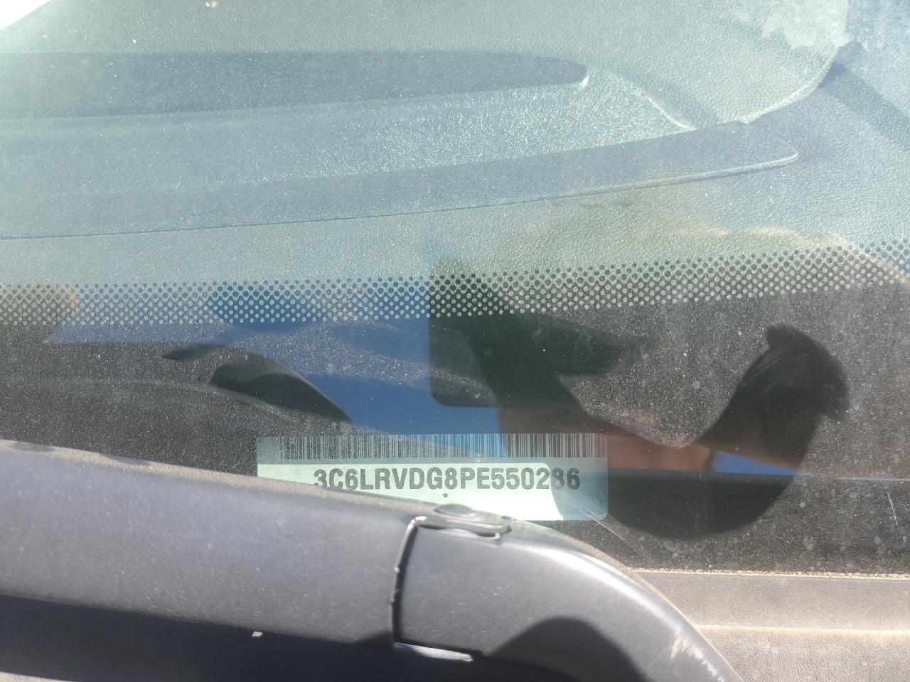 2023 Ram Promaster 2500 2500 High VIN: 3C6LRVDG8PE550286 Lot: 78213734