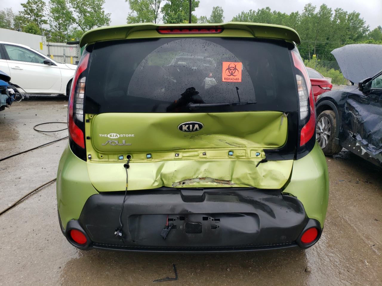 VIN KNDJN2A26F7767739 2015 KIA SOUL no.6